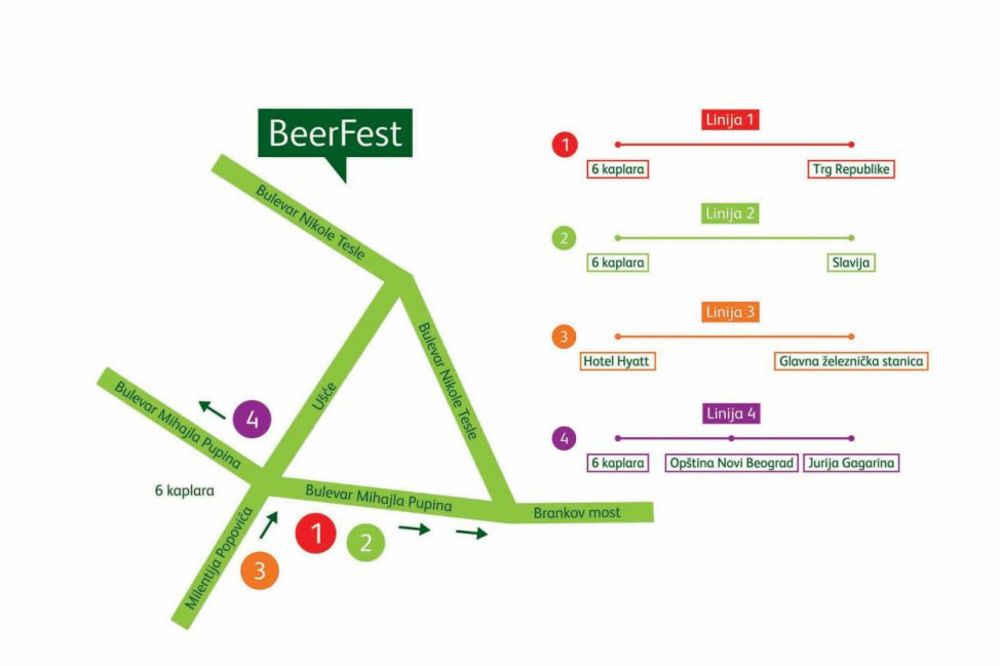 Besplatan prevoz za posetioce Beer Festa