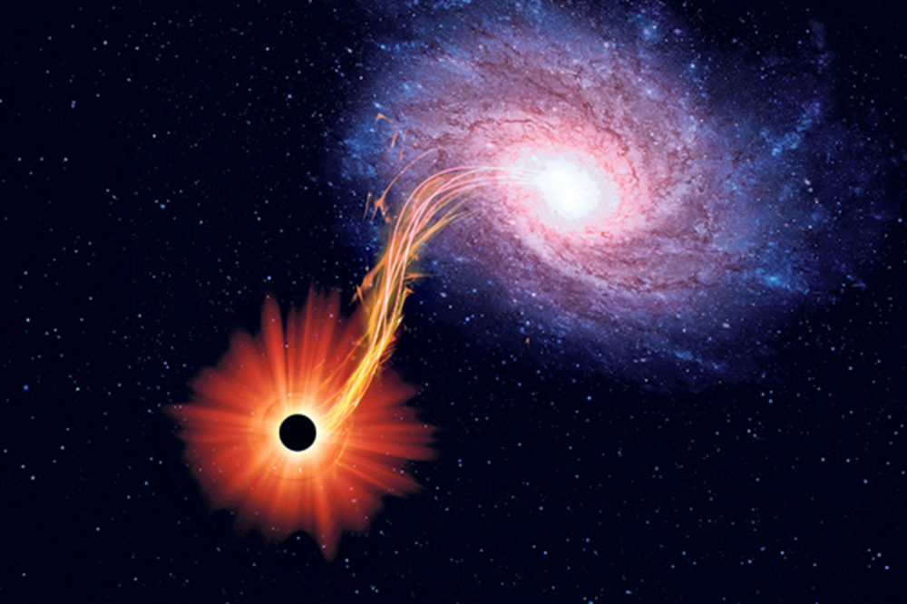 Kosmos ispljunula velika crna rupa