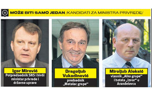 OTKRIVAMO: Ovo su Vučićevi kandidati za ministra privrede!