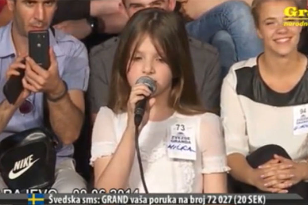 (VIDEO) PALJANKA ČUDO OD DETETA: Milica (8) digla na noge žiri Zvezda Granda!