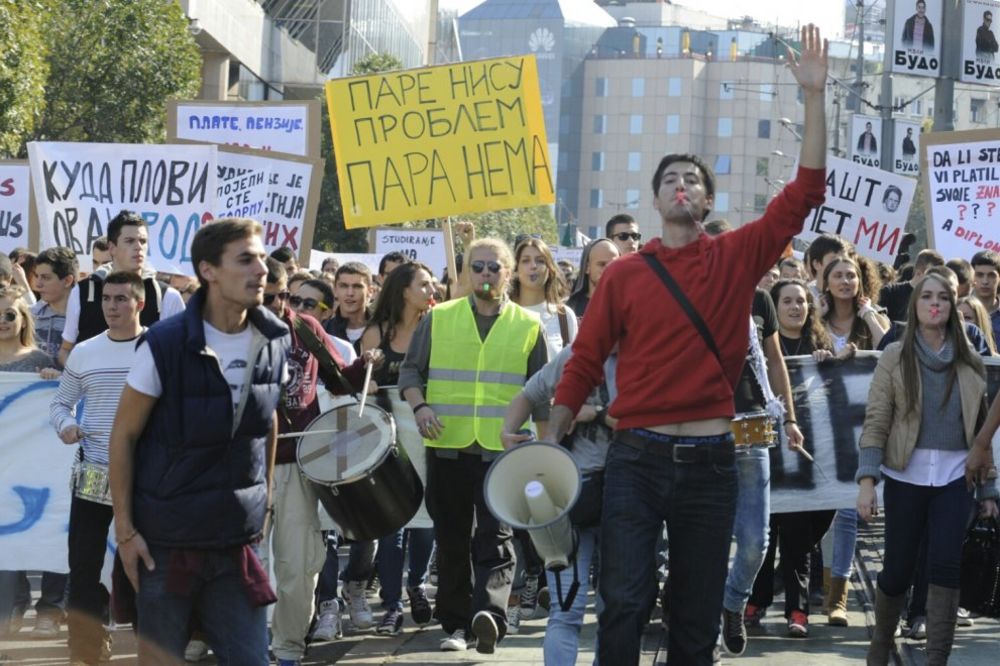 STUDENTI IZ ZAGREBA PODRŽALI KOLEGE IZ BEOGRADA: Hrvatsku i Srbiju muče isti problemi!