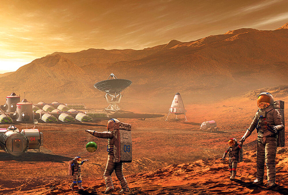 Kompjuterska animacija života na Marsu