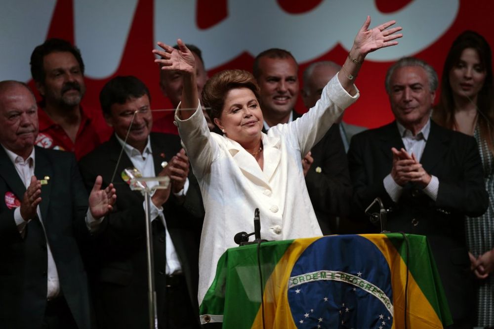 SLAVLJE U BRAZILU: Dilma Rusef ponovo izabrana za šefa države