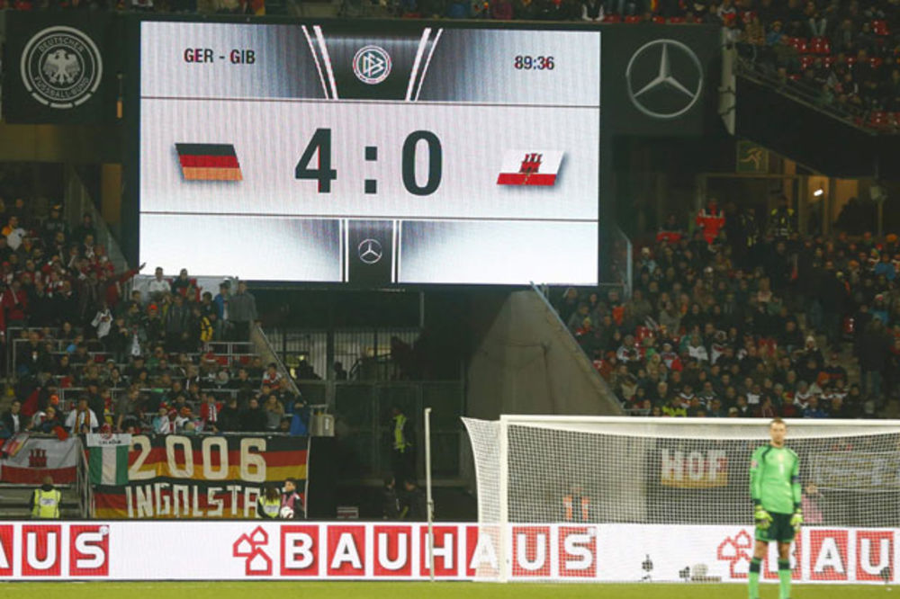 PROŠLI BOLJE OD BRAZILA: Nemci pobedili Gibraltar sa 4:0, Farani šokirali Grke