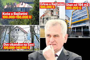 POŠTENJAČINA: Tomislav Nikolić ima imovinu od 1,3 miliona evra