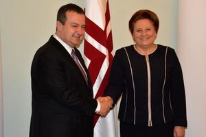 Dačić u Letoniji o pristupnim pregovorima i OEBS