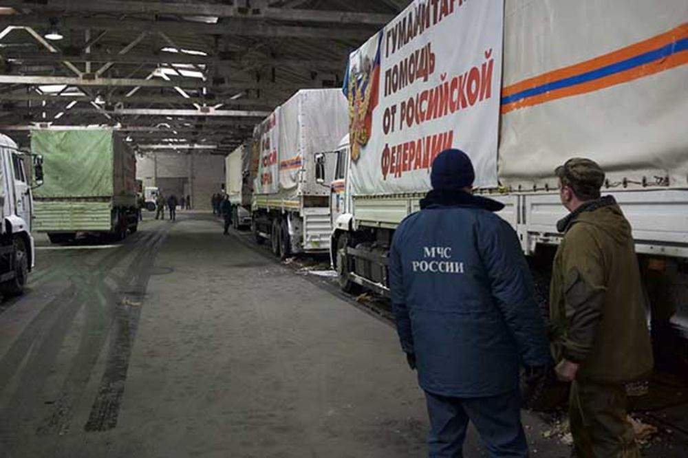 DEVETI KONVOJ: Rusija uputila preko 1.200 tona humanitarne pomoći Donbasu