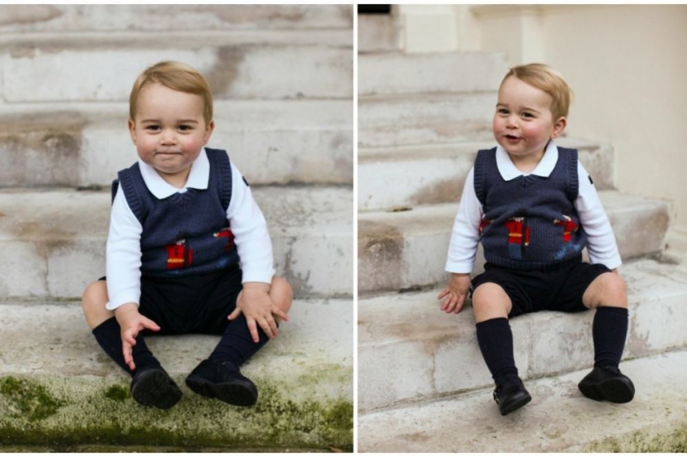 Prve zvanične novogodišnje fotografije princa Džordža: Ljupkiji nego ikad!