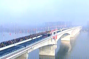 PUPINOV MOST IZ PTIČJE PERSPEKTIVE: Ovako izgleda prelazak Dunava iz vazduha! (VIDEO)