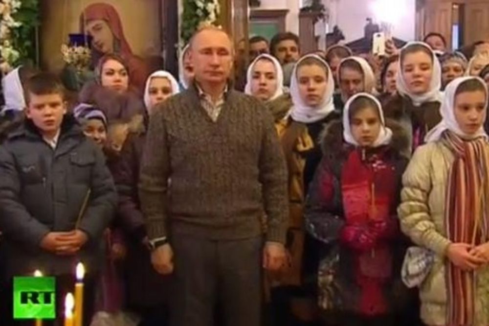 LUTURGIJA U SELU KOD VORONJEŽA: Putin čestitao Božić svim pravoslavnim hrišćanima! (VIDEO)