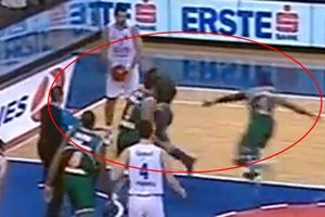 (VIDEO) HAOS U PODGORICI: Navijač napao turskog igrača iz Banvita, a onda je nokautiran