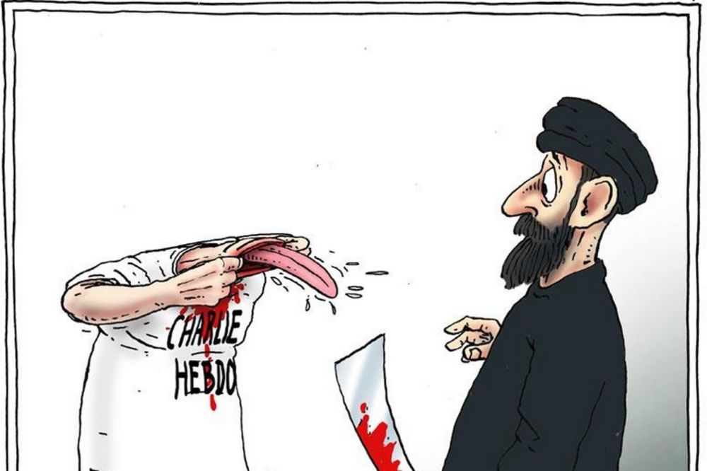 NEĆETE NAS UĆUTKATI: Ovim crtežima svetski karikaturisti poslali su poruku teroristima!