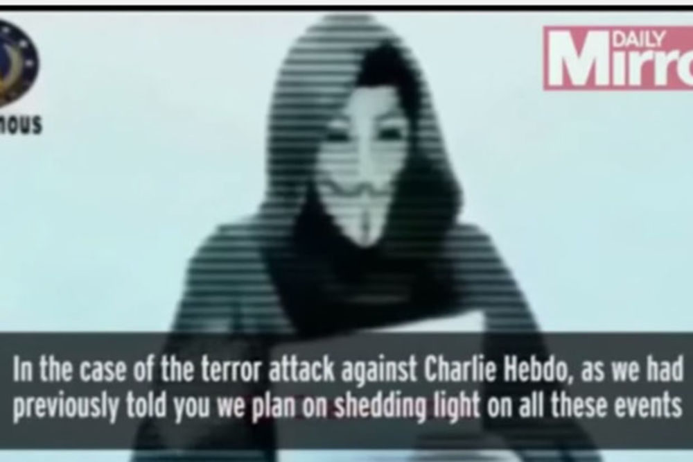 (VIDEO) POSLE NAPADA U PARIZU: Anonimusi objavili rat svim džihadistima