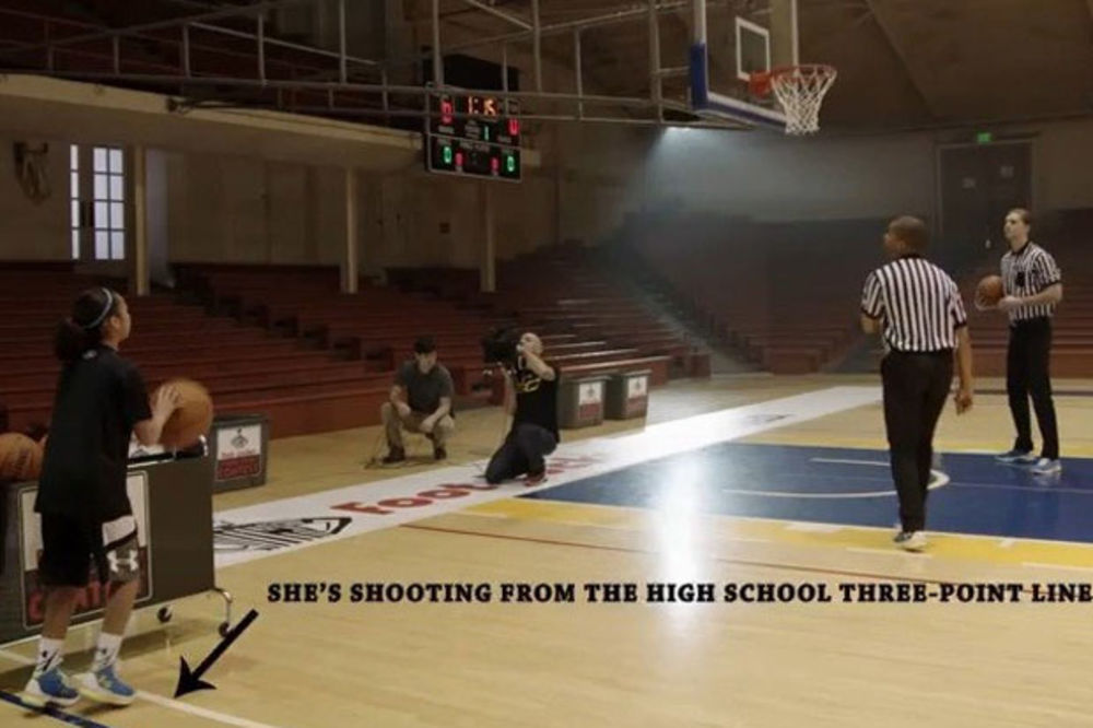 (VIDEO) SENZACIJA U AMERICI: Devojčica (10) pobedila najboljeg NBA trojkaša!