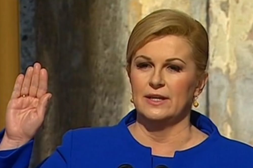 INAUGURACIJA: Kolinda položila zakletvu sa suzom u oku, a potom zagrlila supruga