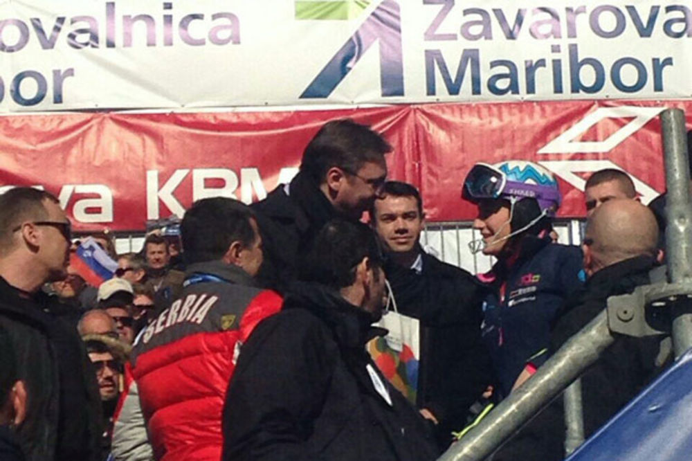 (FOTO) Premijer Vučić posetio srpsku skijašicu Nevenu Ignjatović u Mariboru