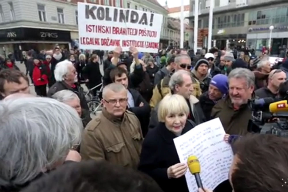 (VIDEO) STOP TERORU ŠATORAŠA: Sukobi na maršu protiv veterana u Zagrebu