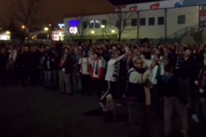 (VIDEO) TO JE ODANOST KLUBU: Nekoliko hiljada navijača Legije ispred praznog stadiona