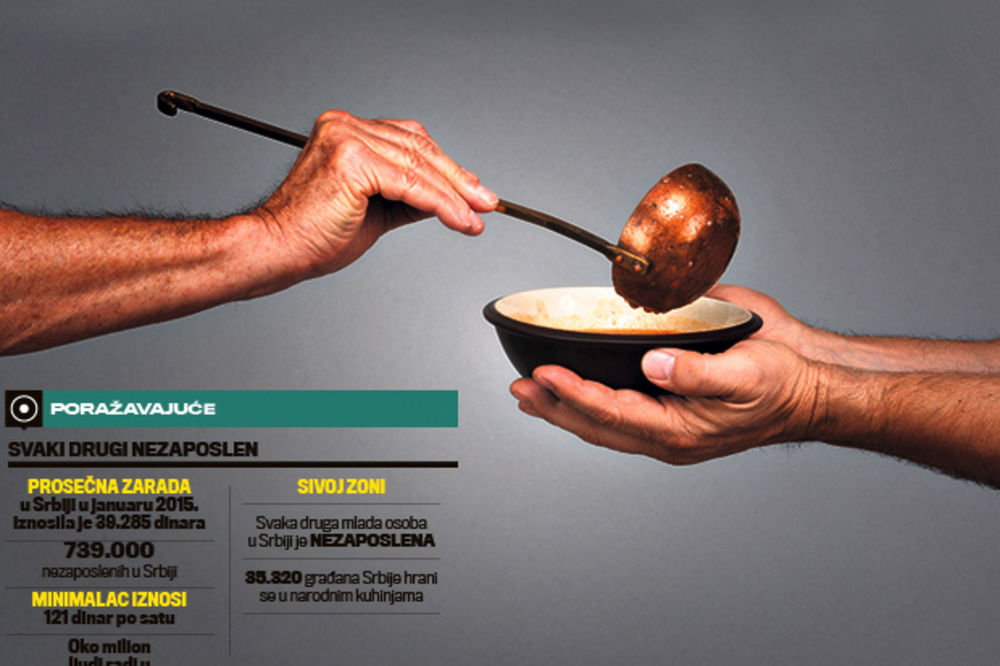 BORBA ZA OPSTANAK: Umesto za dnevnicu, ljudi rade za tanjir pasulja