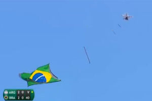 (VIDEO) BRAZILCI KOPIRALI ALBANCE: Dron sa zastavom iznad stadiona u Argentini