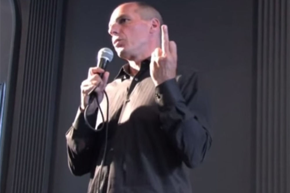 (VIDEO) NEMAČKA U ŠOKU: Janis Varufakis pokazao Nemcima srednji prst!