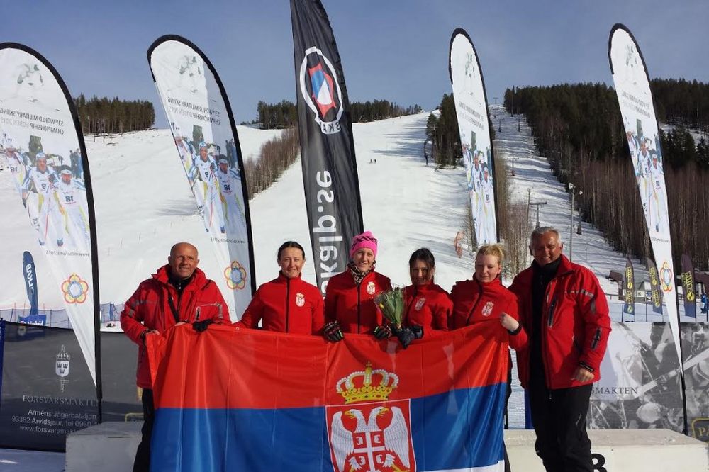 USPEH: Vojna reprezentacije Srbije u alpskom skijanju osvojila srebro na SP