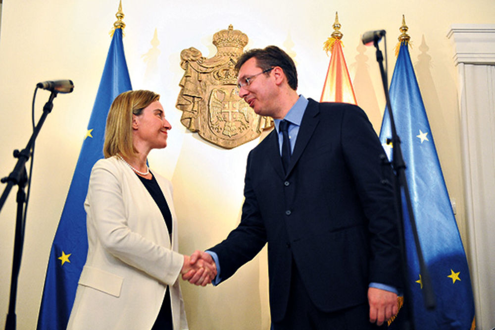 STIGLA ČESTITKA I IZ BRISELA: Mogerinijeva Vučiću čestitala na Tviteru