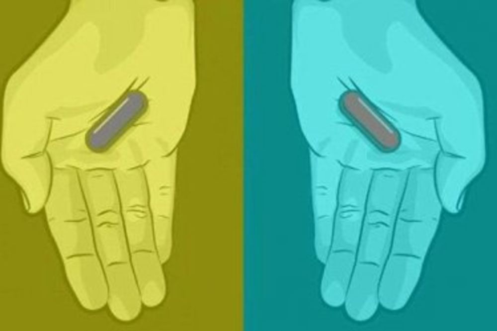 O, NE, OPET: Šta vidite, žutu ili plavu pilulu?