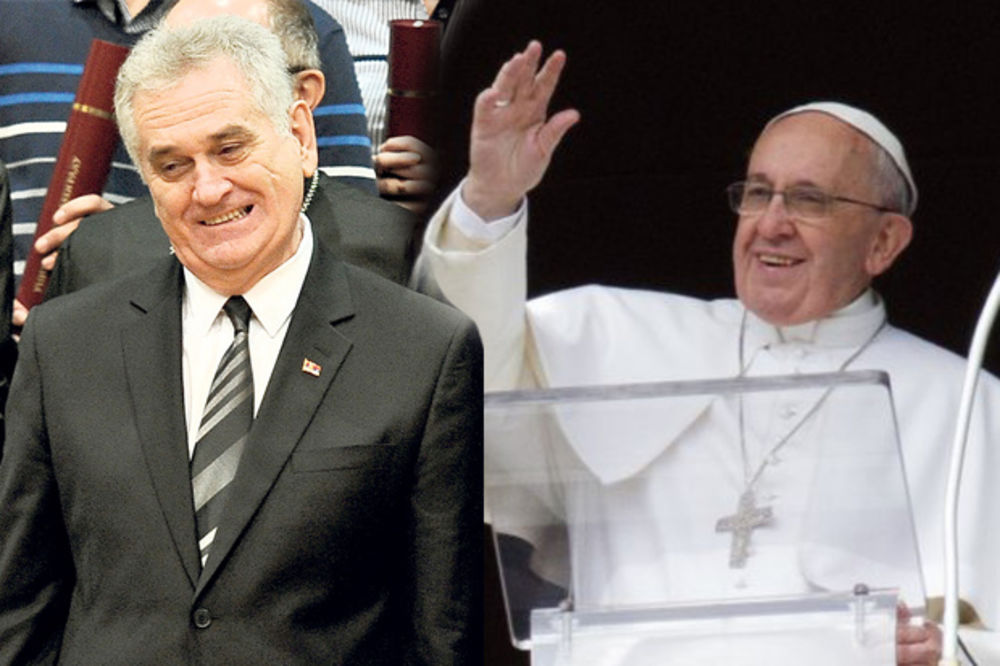 ZVAO GA JE SOTONA: Nikolić vređao papu, a sad mu ide na noge u Vatikan!