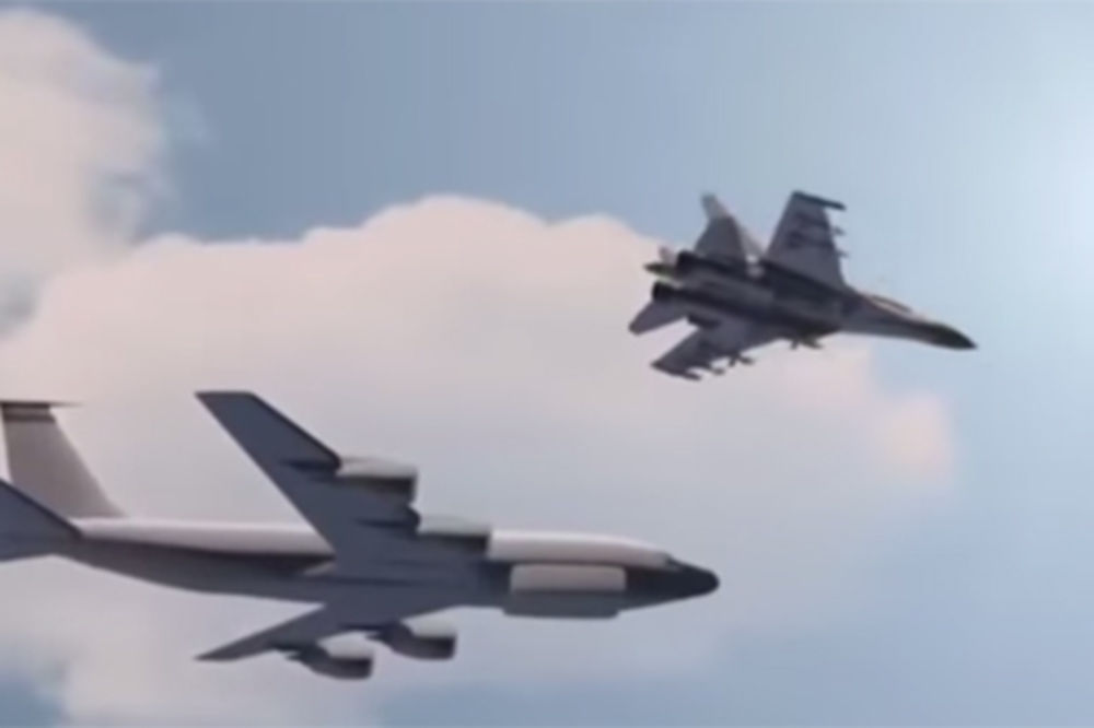 AMERIČKI BOMBARDERI POBEGLI GLAVOM BEZ OBZIRA: Pogledaje kako su SUHOJI oterali B-52 od ruske granice (VIDEO)