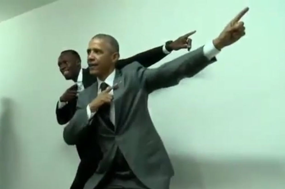 (VIDEO) GENIJE NA DELU: Pogledajte kako je Bolt oduševio Obamu