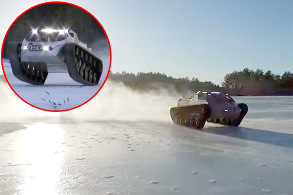 NEZAUSTAVLJIVO AMERIČKO VOZILO ZA SUDNJI DAN: Paklena mašina ide po betonu, snegu i ledu (VIDEO)
