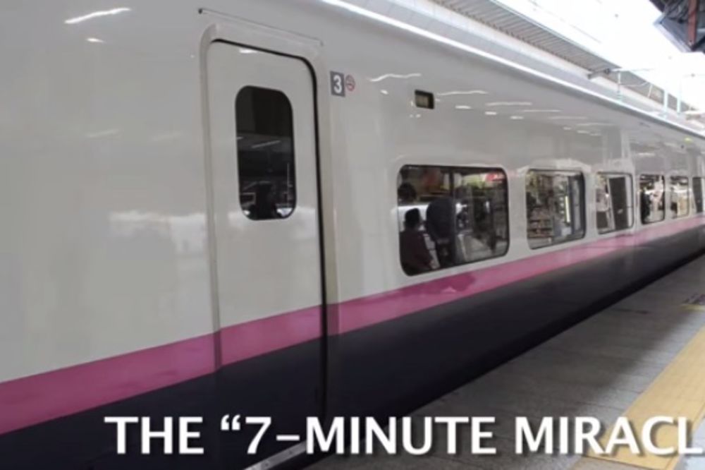 (VIDEO) ČUDO: Pogledajte kako u Tokiju očiste voz za sedam minuta!