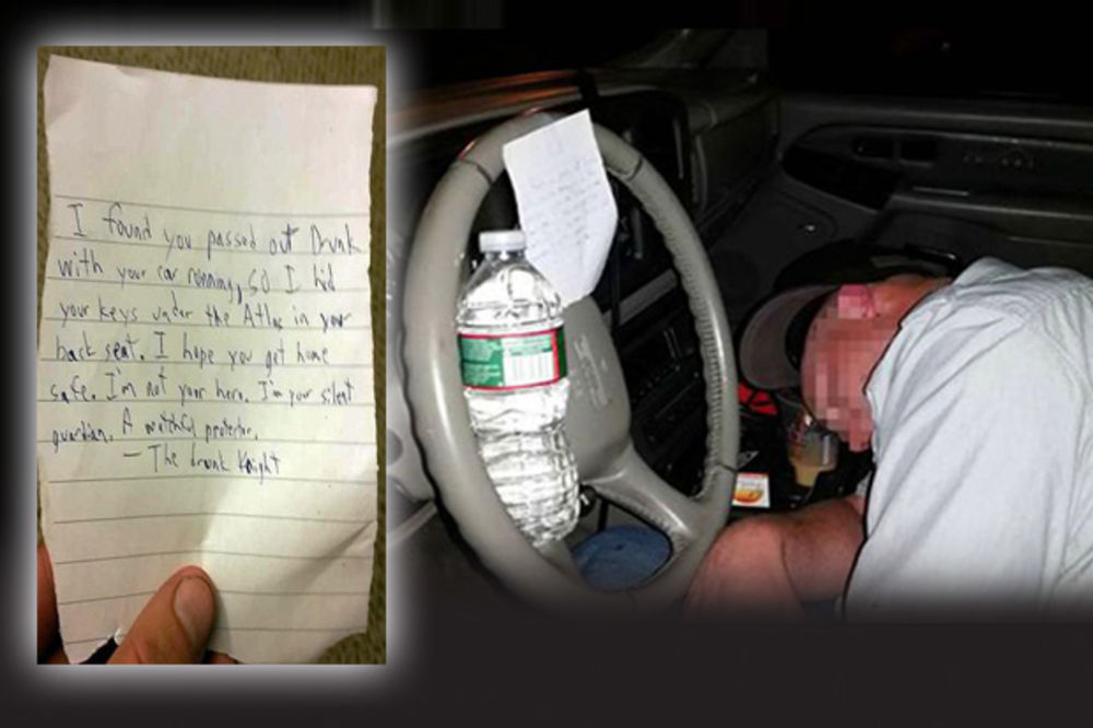 (FOTO) Mrtav pijan zaspao za volanom, a onda ga posetio anđeo čuvar!