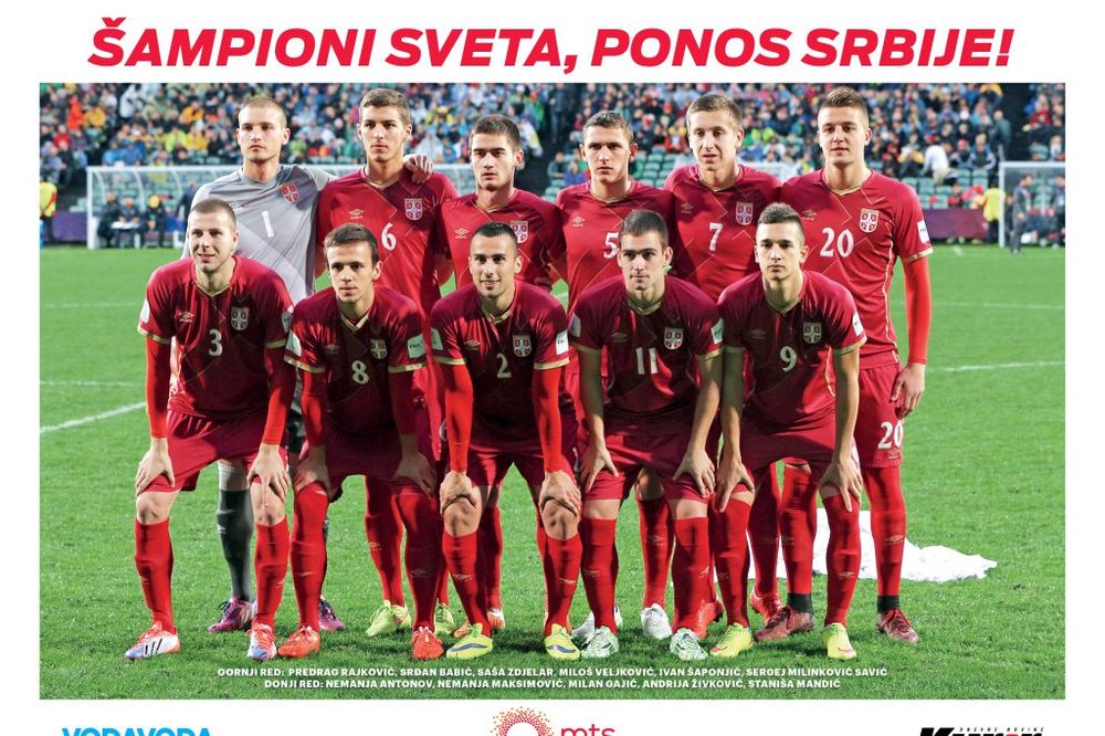 DANAS U KURIRU POKLON: Poster Orlića svetskih šampiona