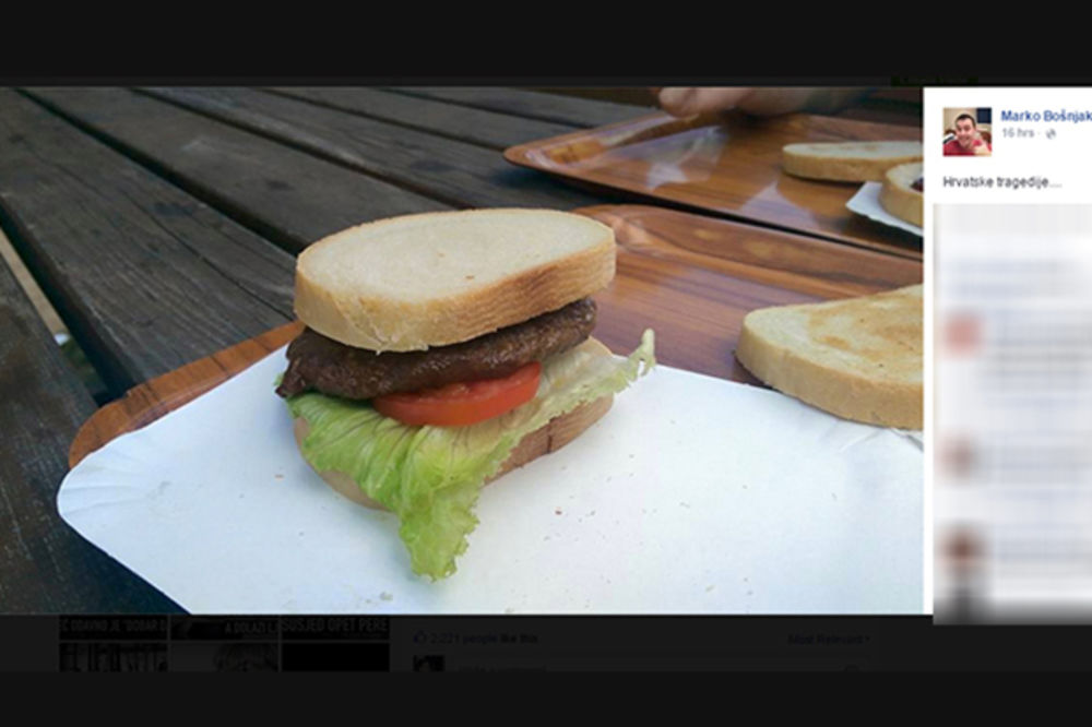 HRVATSKE TRAGEDIJE: Ovo na Plitvicama zovu hamburgerom i naplaćuju 4 evra