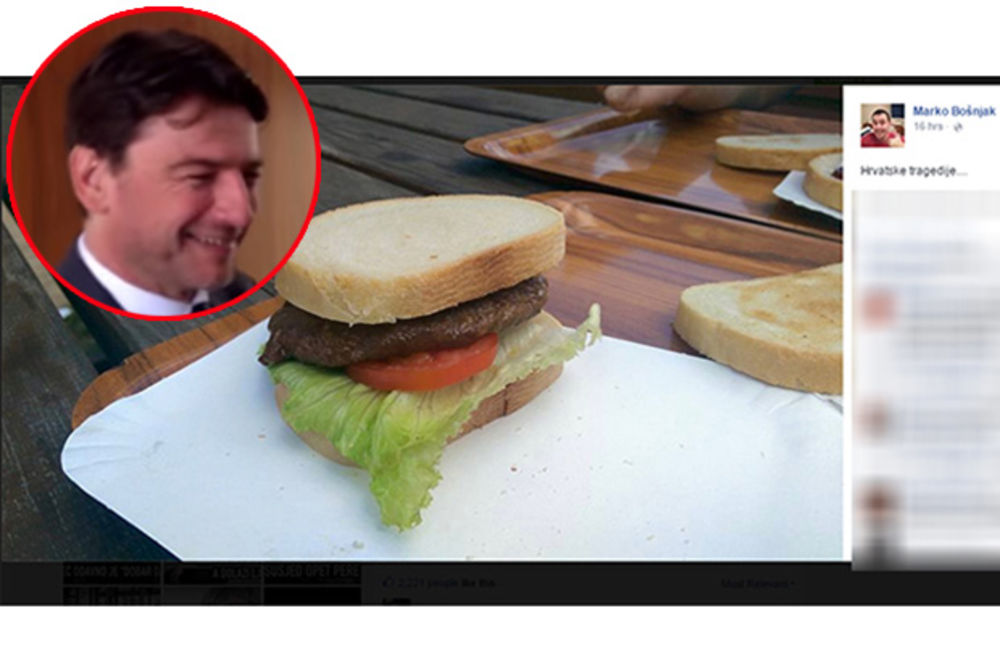(VIDEO) MINISTRU SMEŠAN SENDVIČ O KOM BRUJI HRVATSKA: To je poseban, lički hamburger!