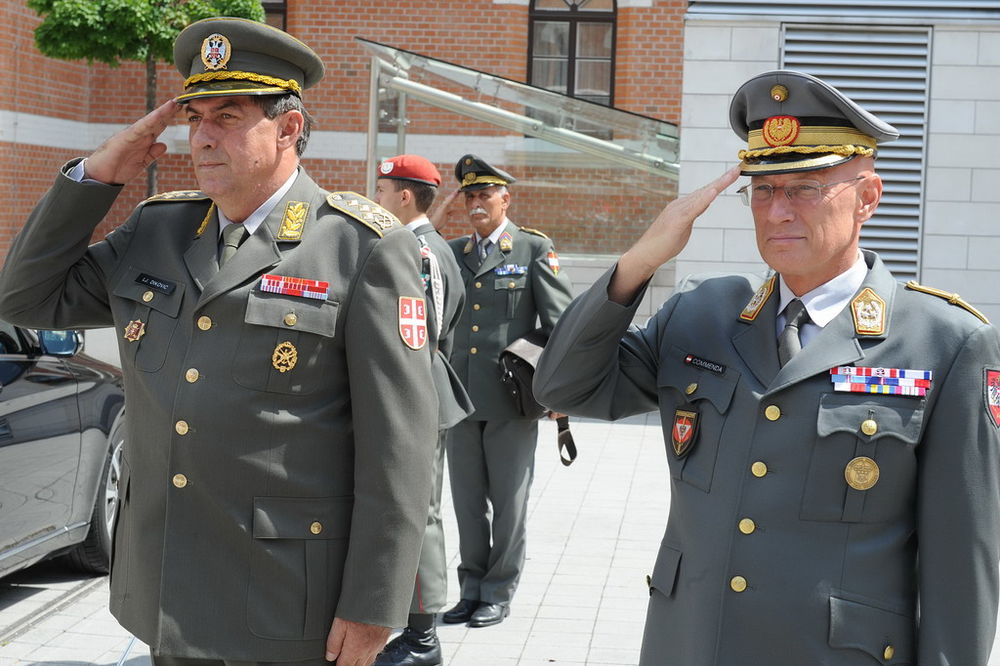 VOJNA SARADNJA: General Diković sa načelnikom Generalštaba vojske Austrije
