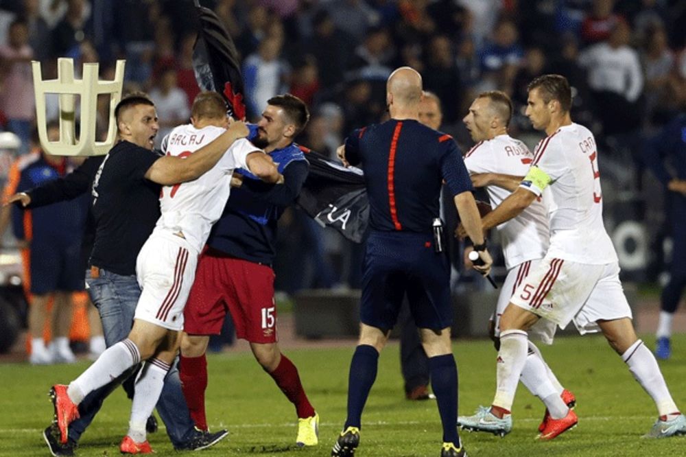 (FOTO) ALBANCI PROVOCIRAJU: Zbogom Srbijo, evo ko je dao golove za 3:0
