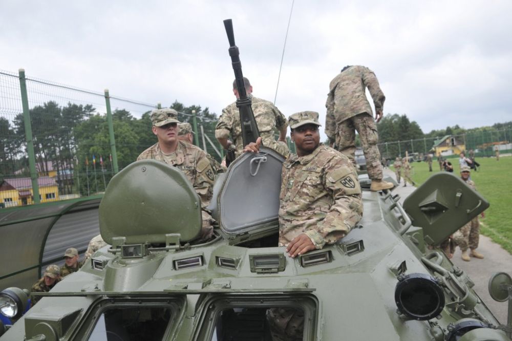 RUSIJI ISPRED NOSA: Američki i ukrajinski vojnici vežbaju kod granice Poljske