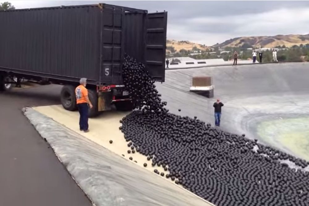 (VIDEO) PRIVUKLI SU PAŽNJU CELOG SVETA: Šta radi 96 miliona crnih loptica u Los Anđelesu