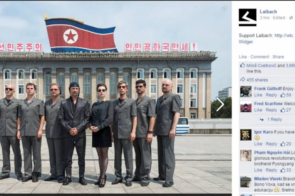 (FOTO) SRUŠENE GRANICE: Lajbah stigao u Pjongjang!
