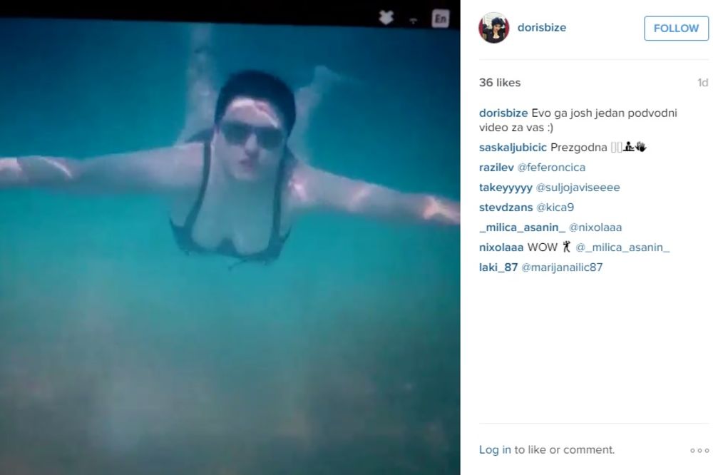 (VIDEO) KUPAČICA: Doris Bizetić pokazala telo u bikiniju!