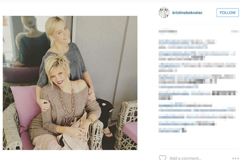 (FOTO+VIDEO) Kristina Bekvalac uputila dirljivu čestitku starijoj sestri