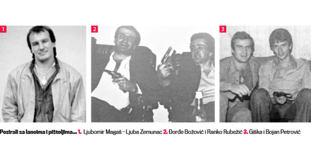 K, Mihajlo Divac, Romeo Savić, Bojan Petrović, Bane Grebenarević, Goran Vuković, Aleksandar Knežević