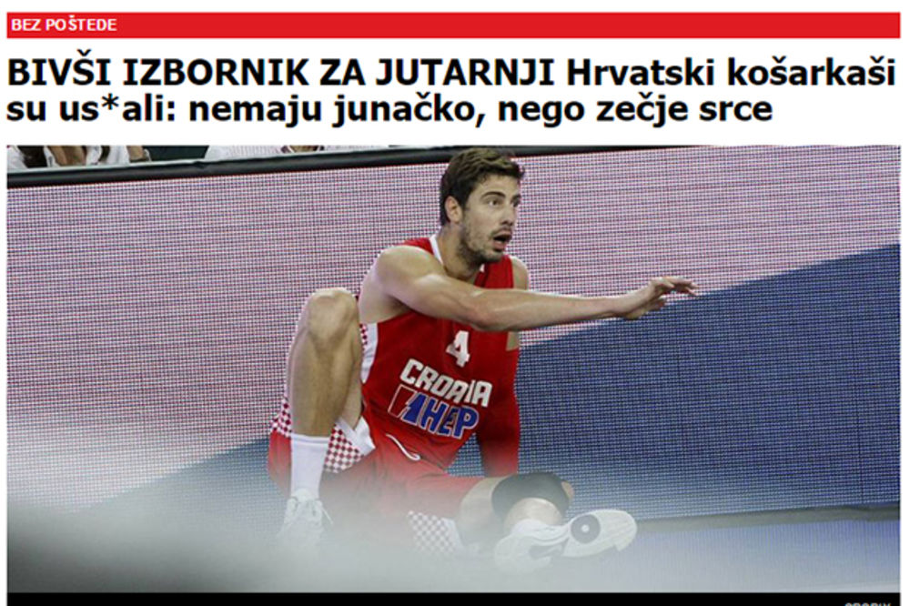 LEGENDE BESNE: Hrvatski košarkaši su se us.ali, ne bi dobili ni Čehinje, sramota, tragedija