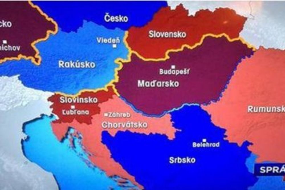 SLOVAČKA TELEVIZIJA: Bosna i Hercegovina je teritorija Srbije!