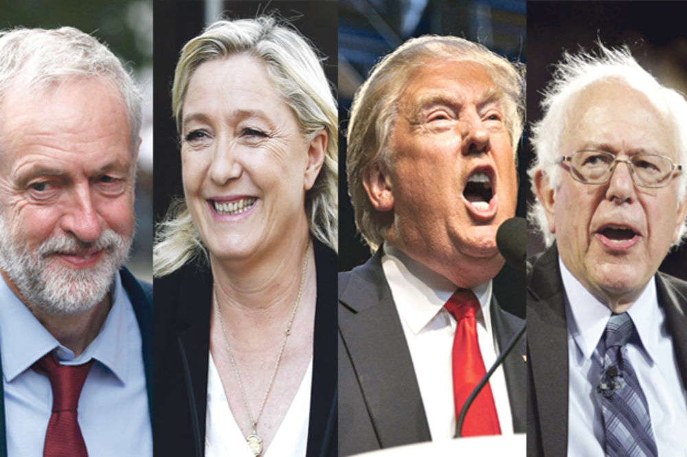 Nova politika Korbina, Le Penove i Trampa