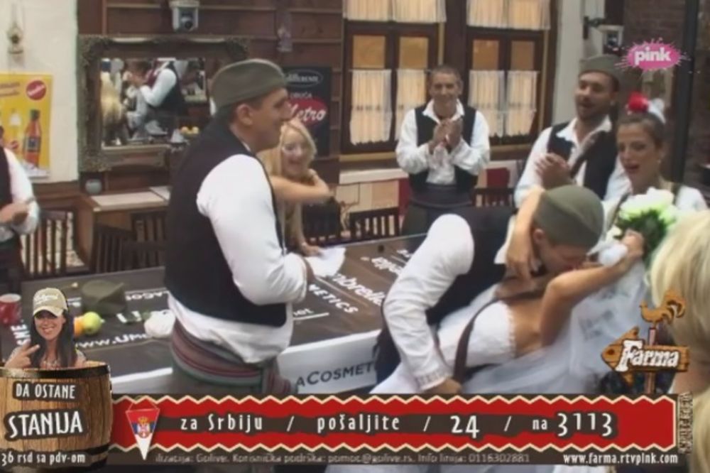 (FOTO) OPŠTA TUČA NA SVADBI: Balerina prekinula Stanijino venčanje!