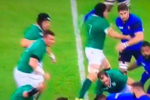 (VIDEO) POTEZ ZA ZATVOR: Brutalan udarac irskog ragbiste!